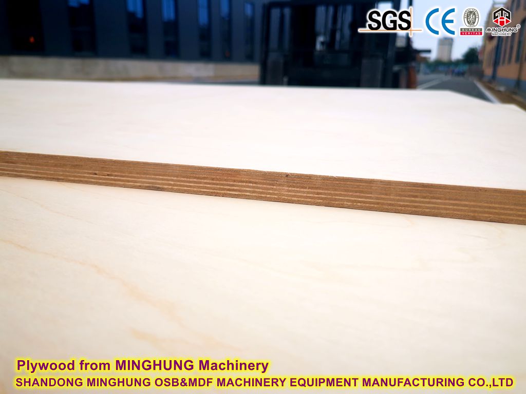 Plywood from MINGHUNG Plywood Machine Фанера от фанерного станка MINGHUNG