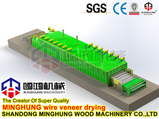 сушка шпона для фанерных листов 