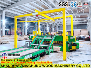 Китайский бесшпиндельный токарный станок для лущения шпона