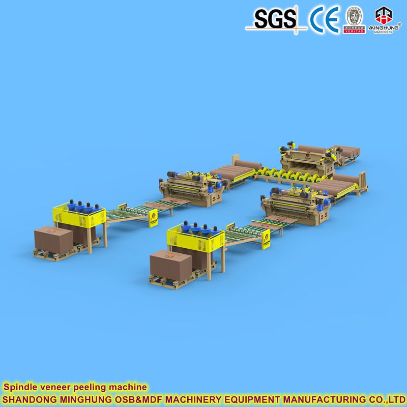 MINGHUNG Шпиндельная машина для лущения шпона
