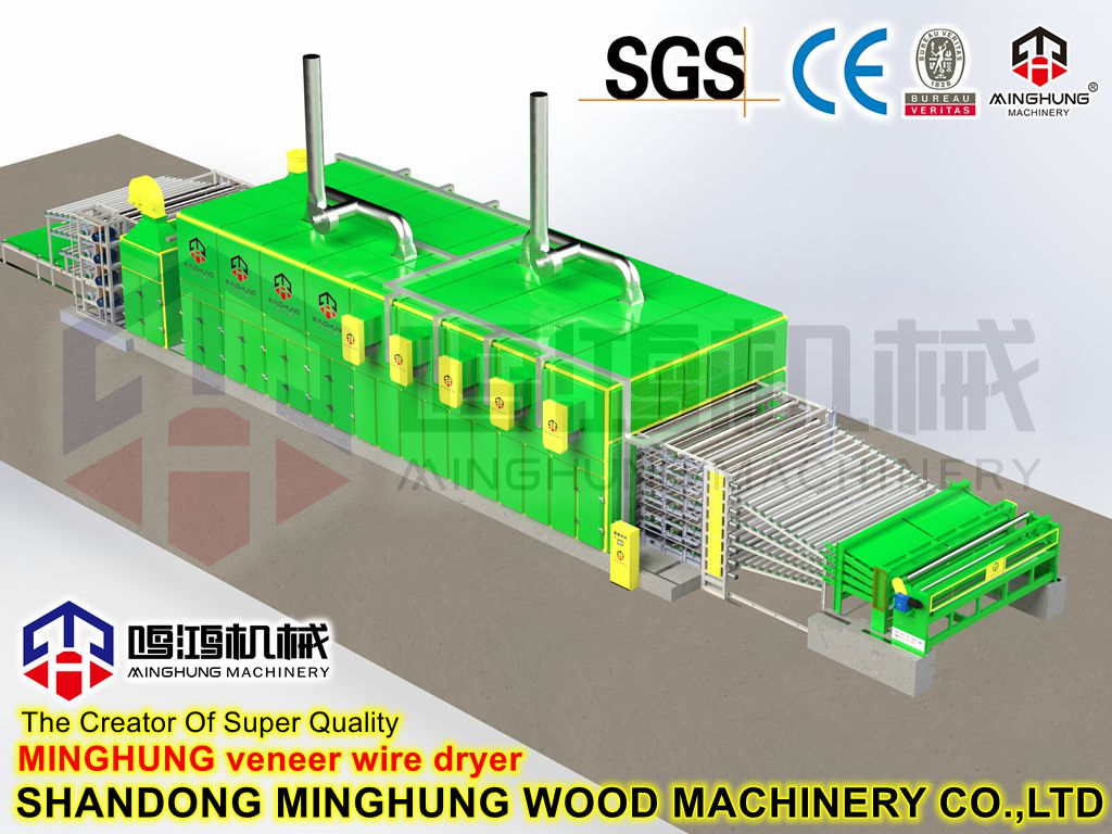 Сушка шпона фанеры ЛВЛ