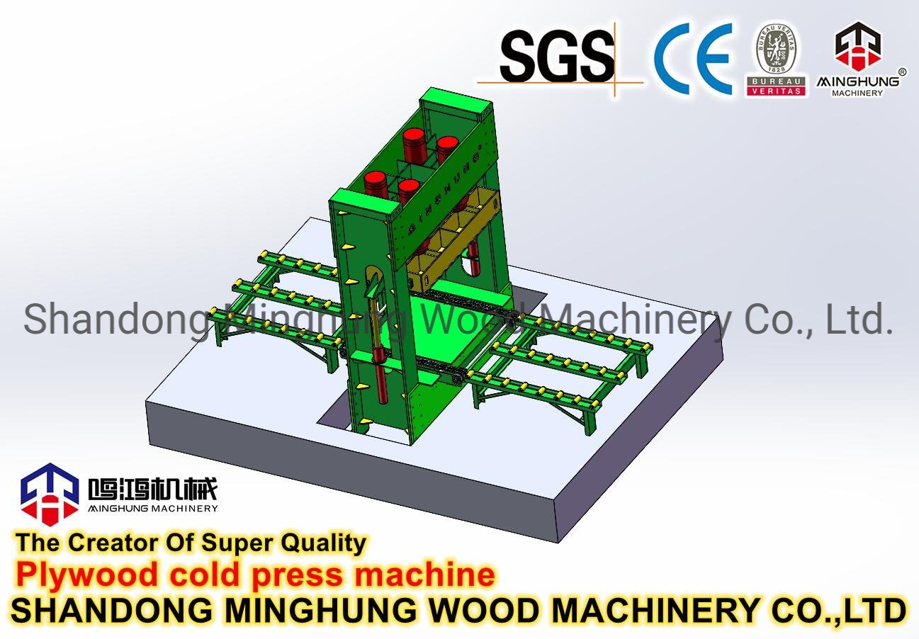 Машина для обработки фанеры Машина для холодного прессования