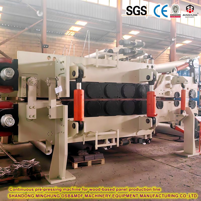 Непрерывная машина для предварительной давления для производственной линии панели на основе Деревянного дерева