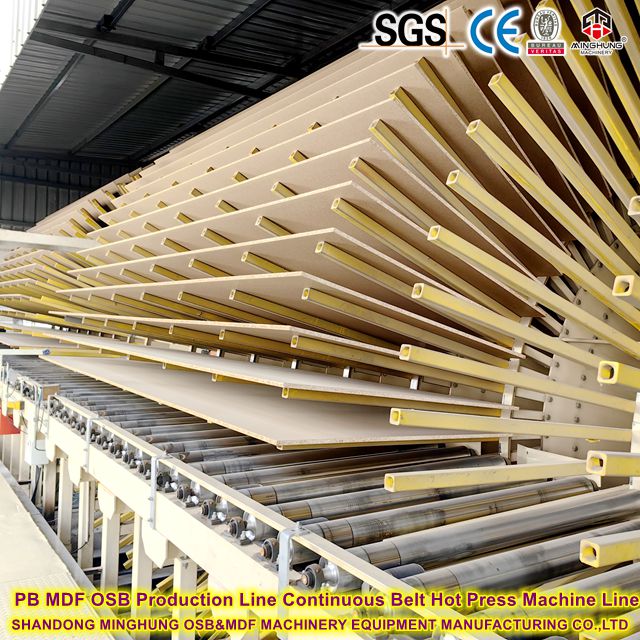 PB MDF OSB Производственная линия непрерывная линия горячей прессы