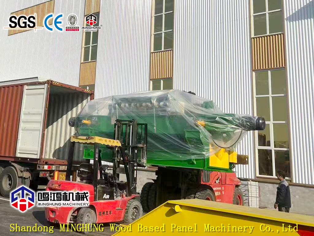 транспортировка машины для лущения шпона (1)