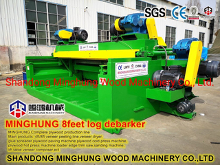 Сильный 4-футовый и 8-футовый окорочный станок для бревен с гидравлической станцией