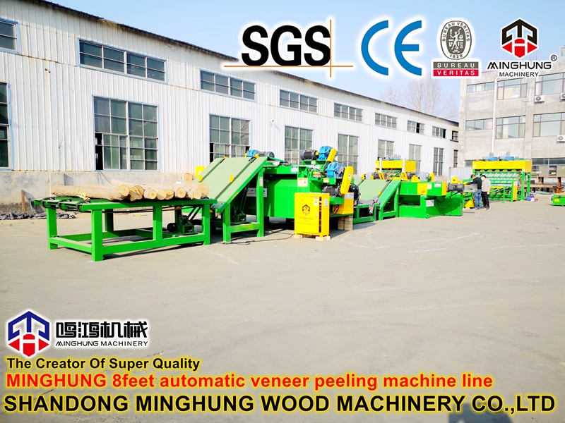 MINGHUNG 8-ФУТОВАЯ ЛИНИЯ ДЛЯ ОТШИВКИ ШПОНА