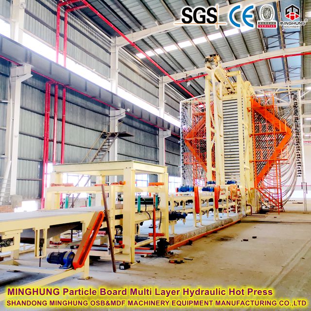 MINGHUNG Гидравлическая машина горячего прессования многослойных ДСП