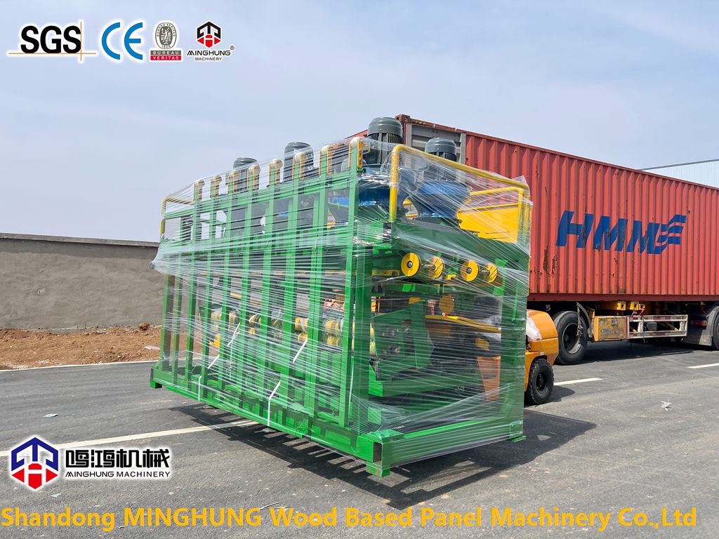 Доставка укладчиком шпона