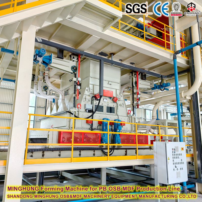 MINGHUNG Формирующая машина для PB OSB MDF Производительная линия