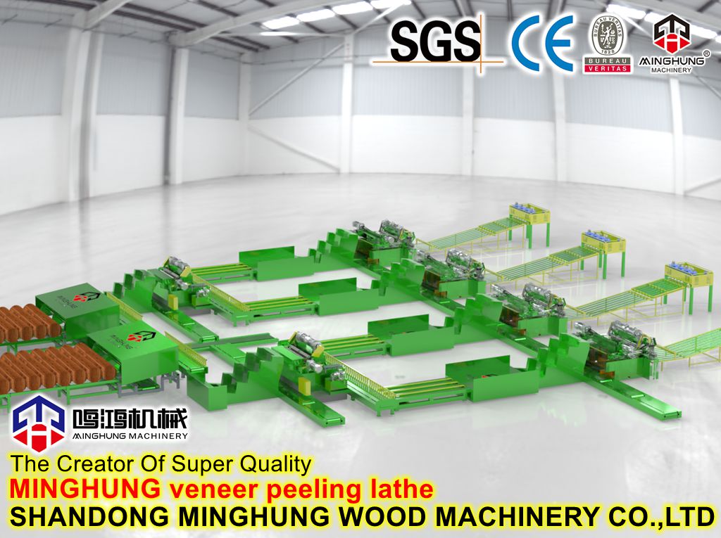 токарный станок для лущения шпона