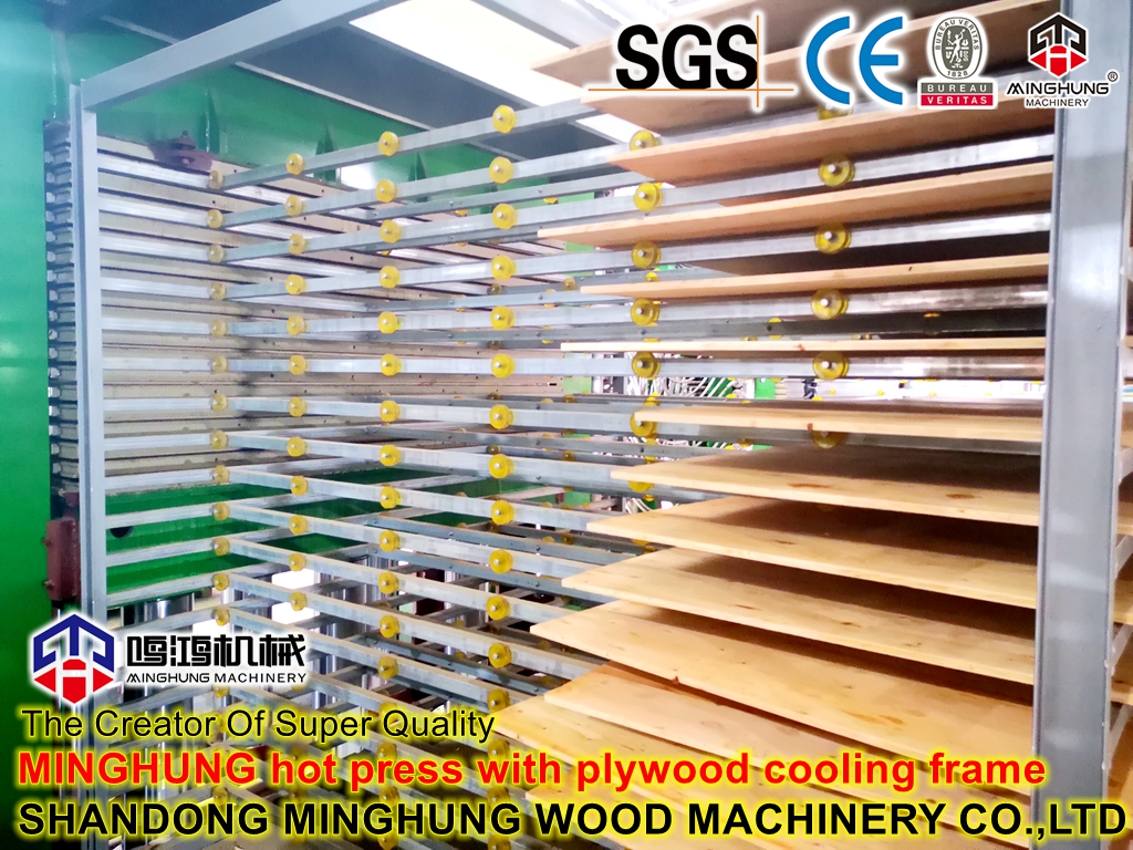 hot press machine with cooling frame горячий пресс с охлаждающей рамой