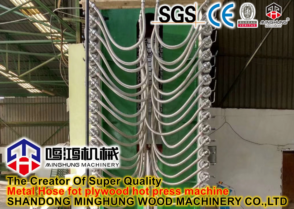 Металлический шланг для горячего прессования фанеры