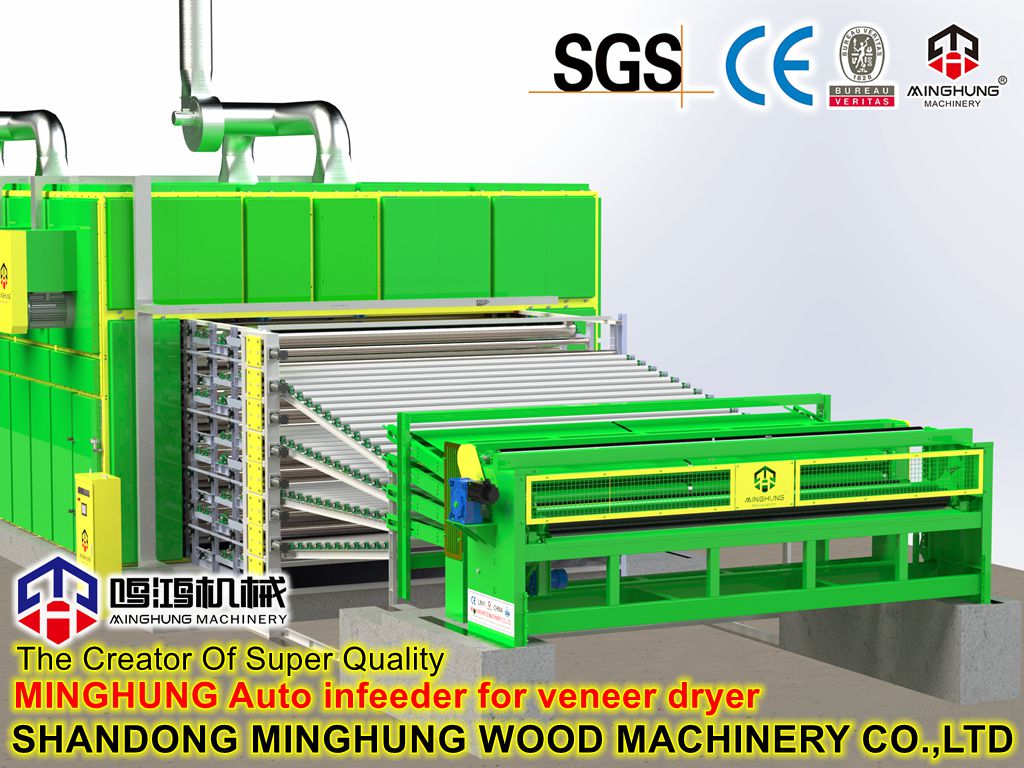 MINGHUNG veneer mesh dryer machine MINGHUNG машина для сушки шпона