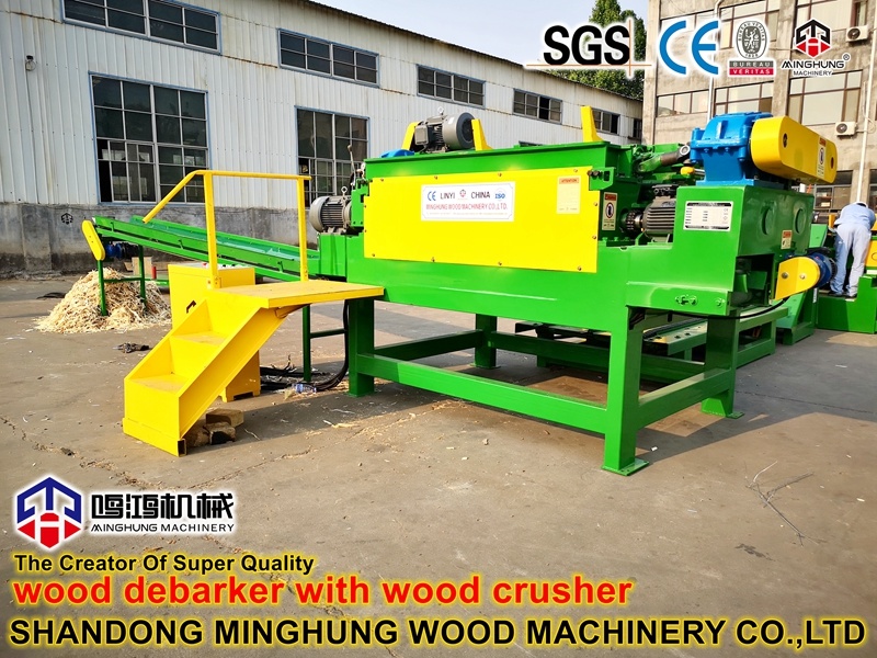 Окорочный станок для бревен Timber Wood с окорочным ножом