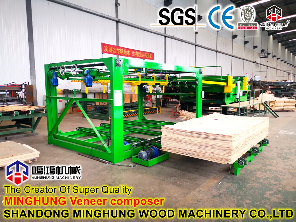 Машина для швейного соединения шпона фанеры - SHANDONG MINGHUNG WOOD  MACHINERY CO.,LTD