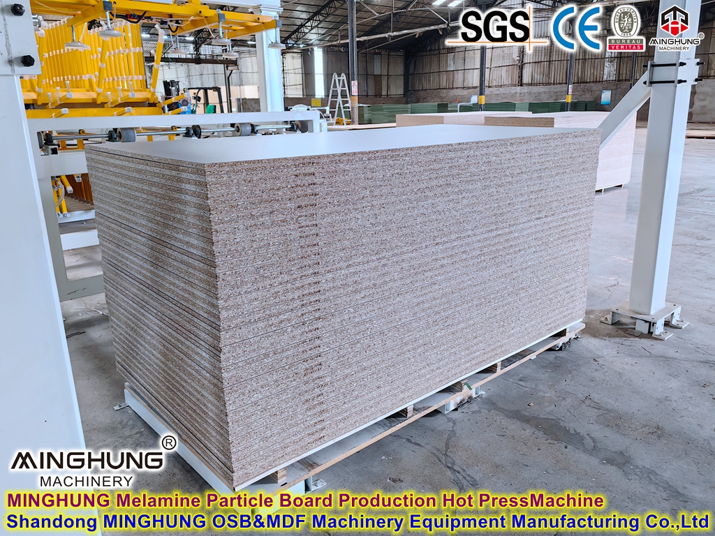 Пресс для производства меламиновых плит