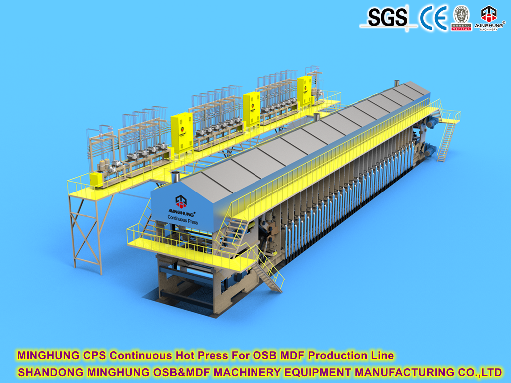 Производительная линия OSB MDF