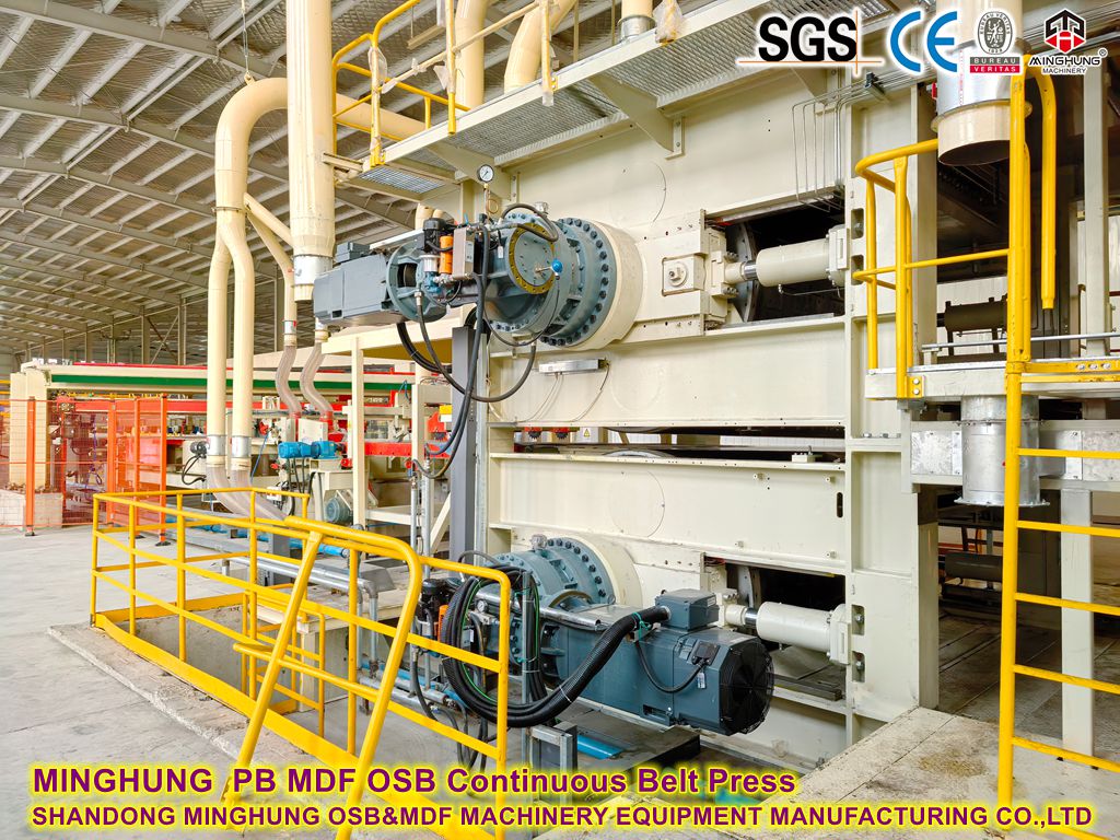 MINGHUNG PB MDF OSB непрерывный ремень прессы