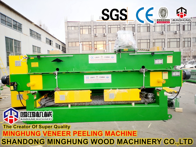 машина для лущения шпона 