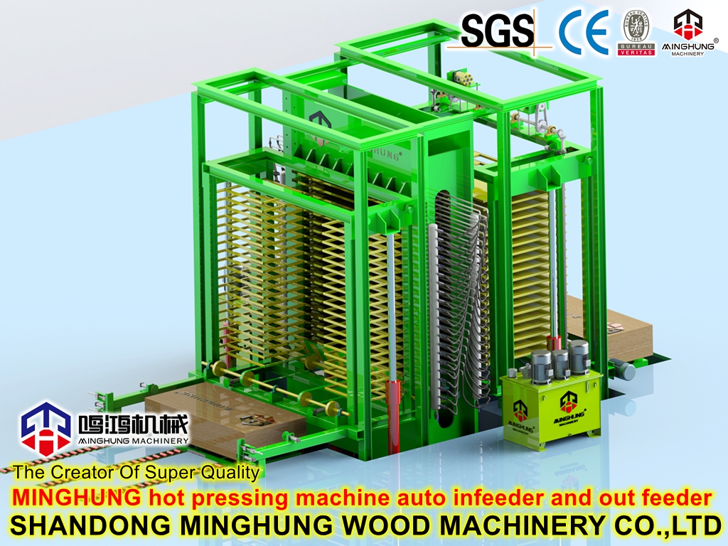 25-слойная машина горячего прессования для автоматической подачи