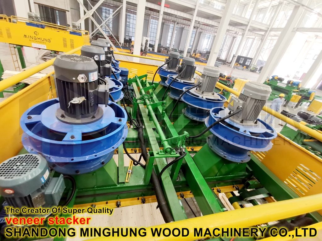 Подробности укладчика шпона