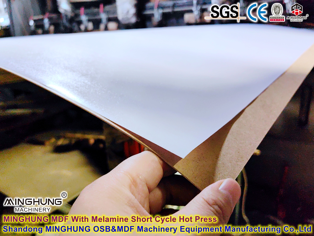 Горячий пресс короткого цикла с меламином МДФ