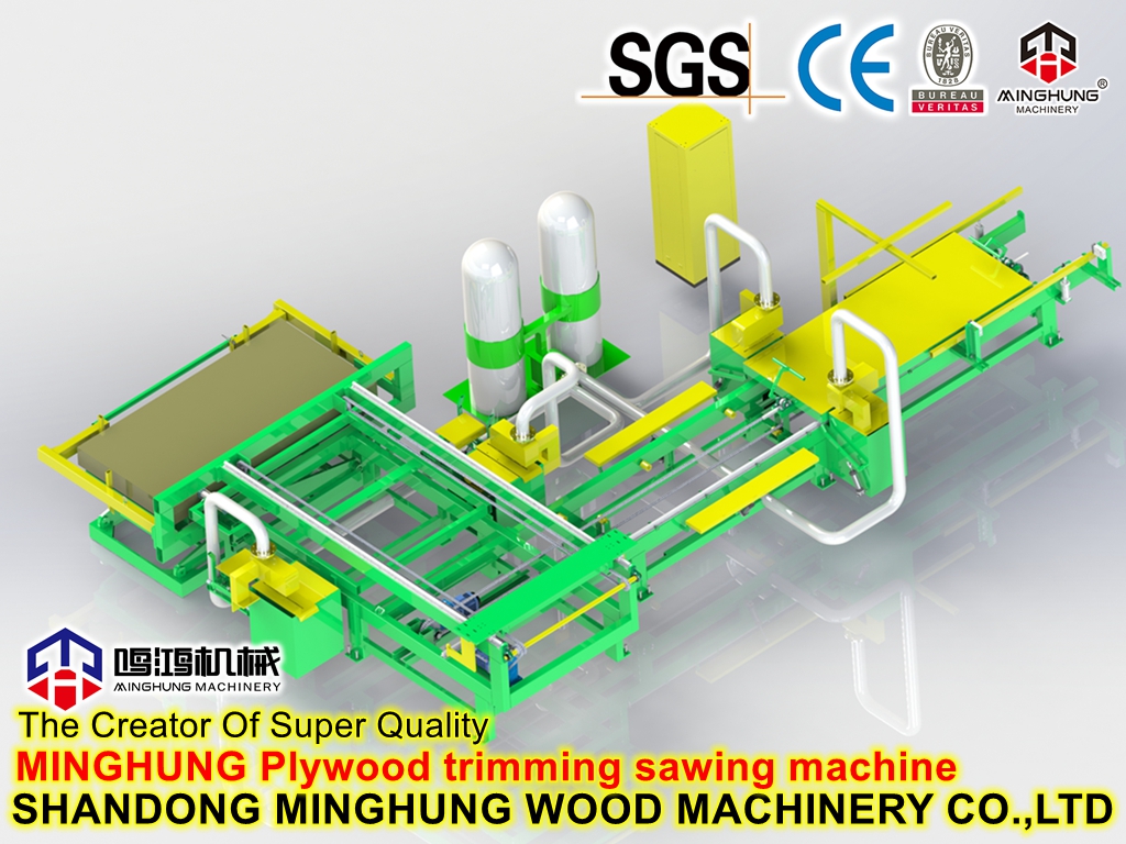 распиловочный станок для обрезки фанеры