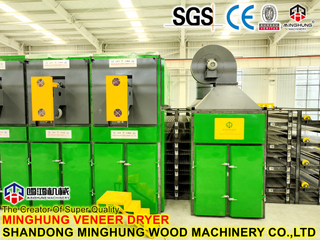 Машина для сушки шпона с рекуперацией тепла