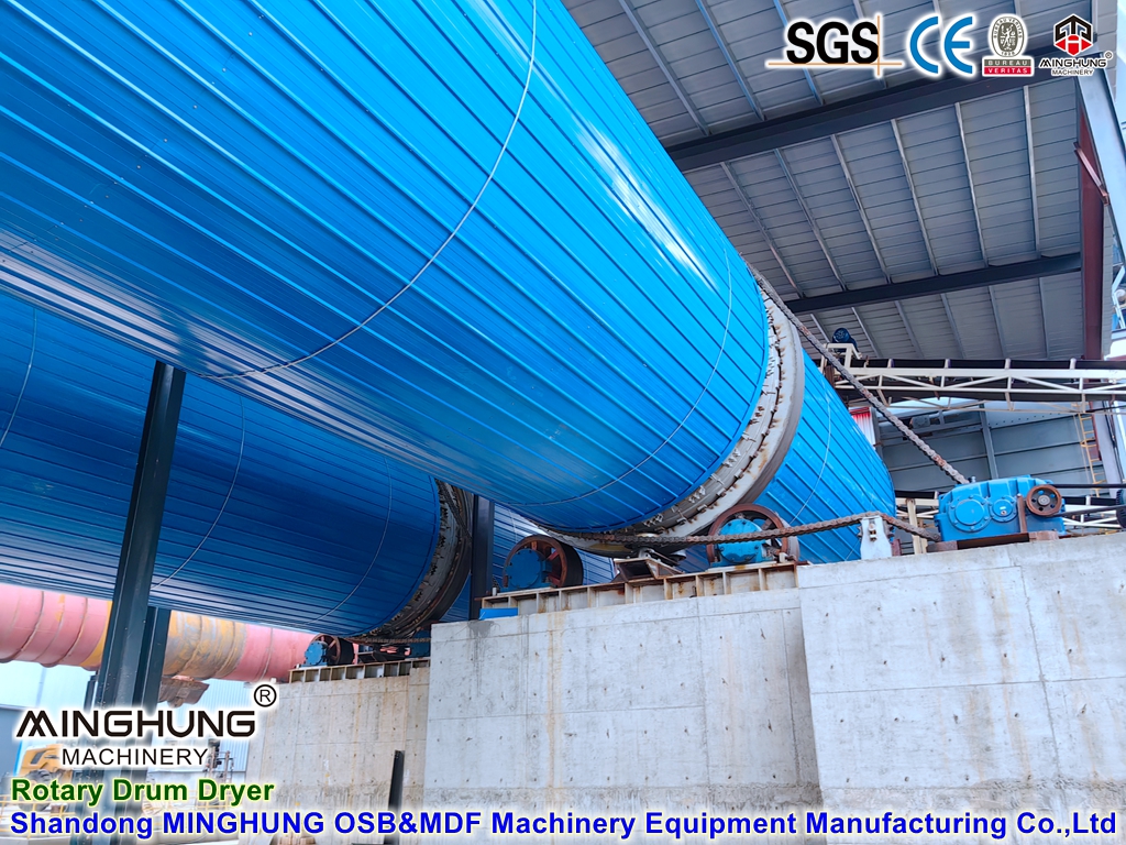 Роторная барабанная сушка