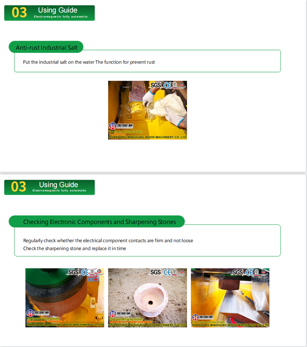 MINGHUNG Руководство по заточке лезвий 24+25