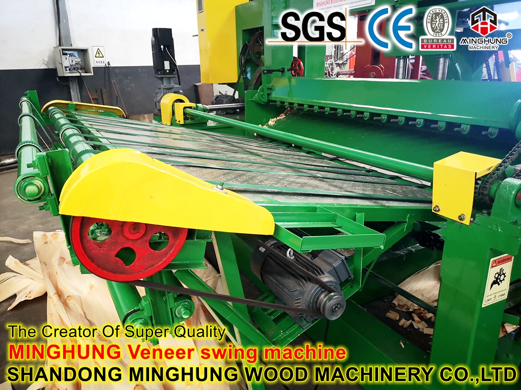 машина для раскачивания шпона 