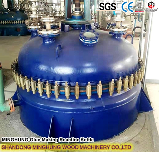 Оборудование для производства клея для ДСП, МДФ, ХДФ, OSB, реакционный чайник, оборудование для производства клея 