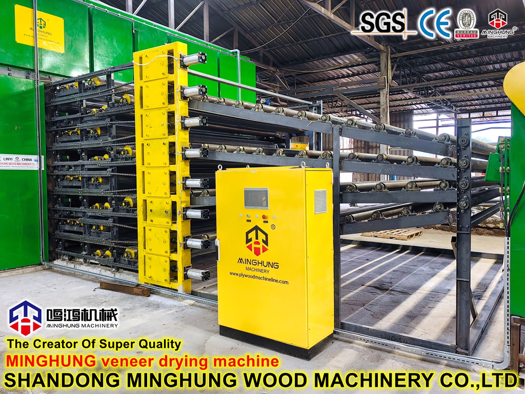 Машина для сушки шпона