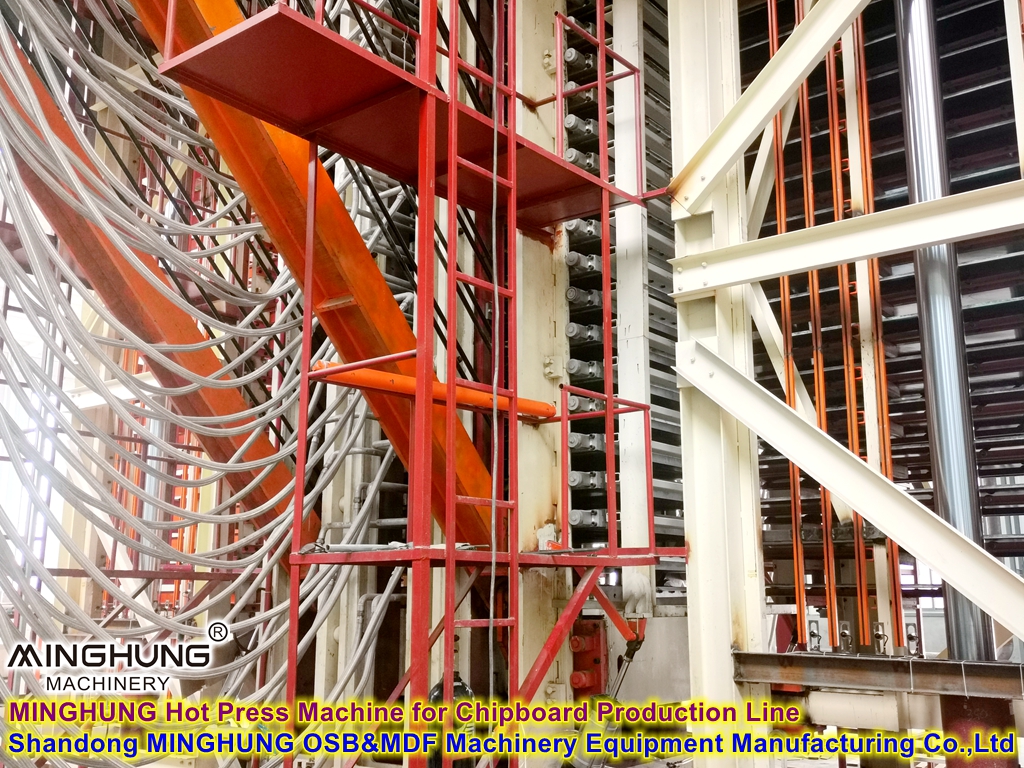MINGHUNG Машина горячего прессования для производства ДСП