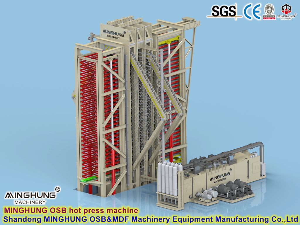 MINGHUNG Машина горячего прессования OSB