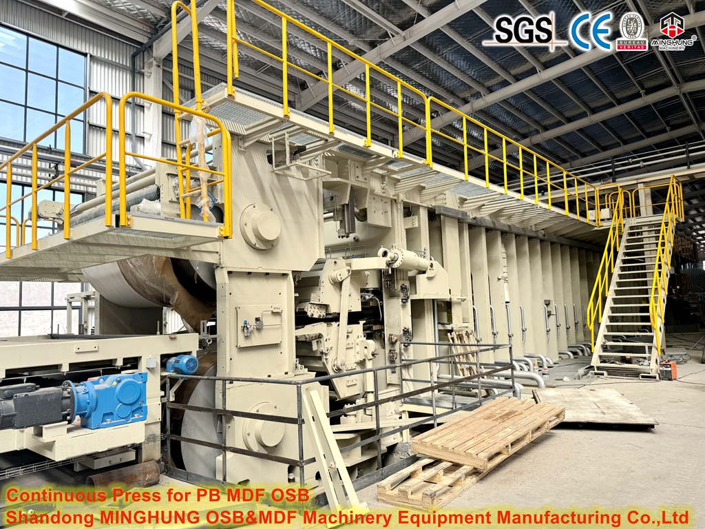 Непрерывная плоская горячая пресса для производства PB MDF OSB