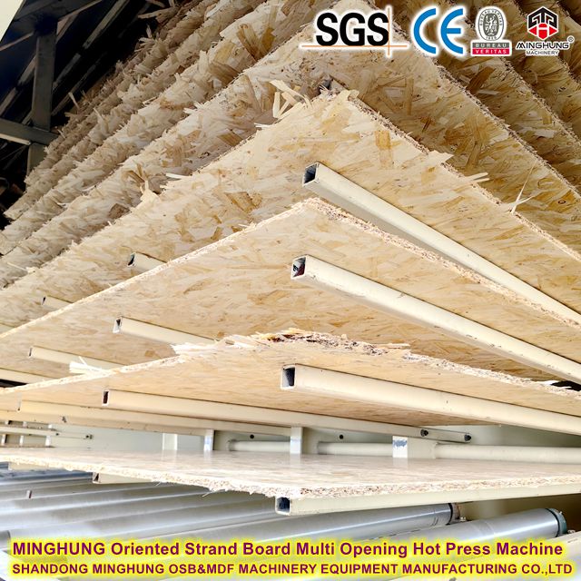 MINGHUNG Машина для горячего прессования ориентированно-стружечных плит с несколькими отверстиями