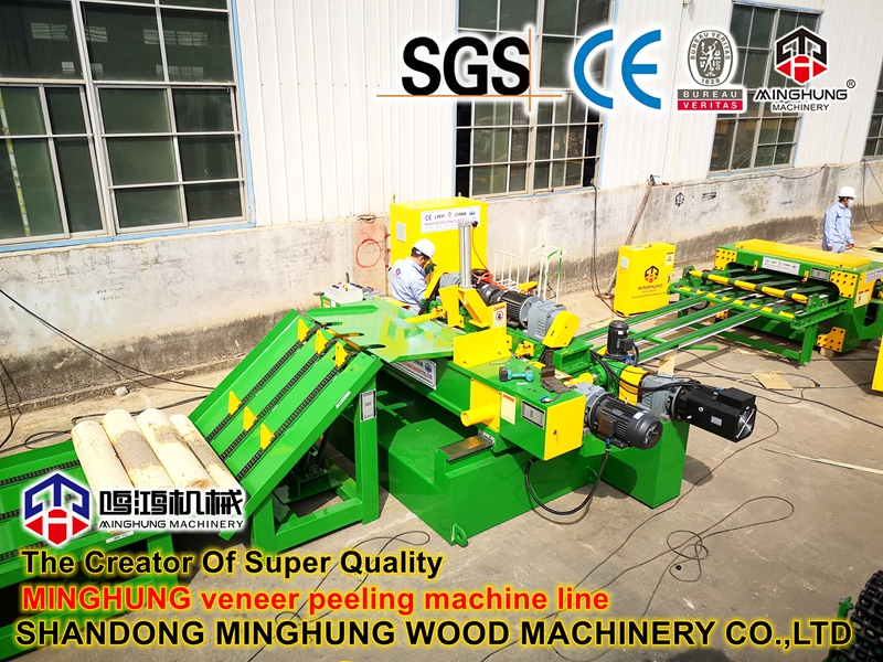 машина для лущения шпона