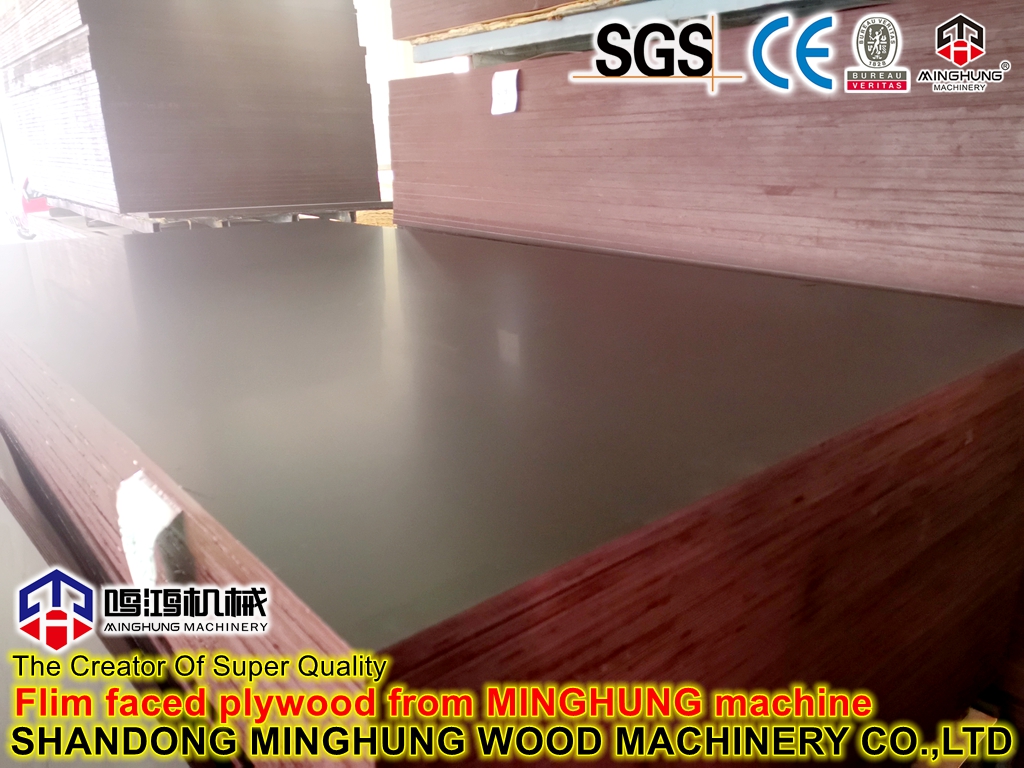 Машина для производства древесно-стружечных плит с пропитанной меламином пленкой, бумажным шпоном