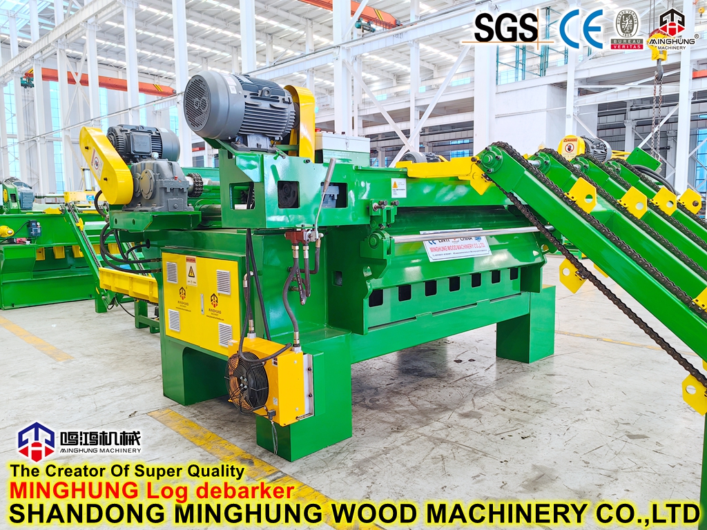 Высокоэффективная бесшпиндельная ротационная машина для очистки эвкалипта 