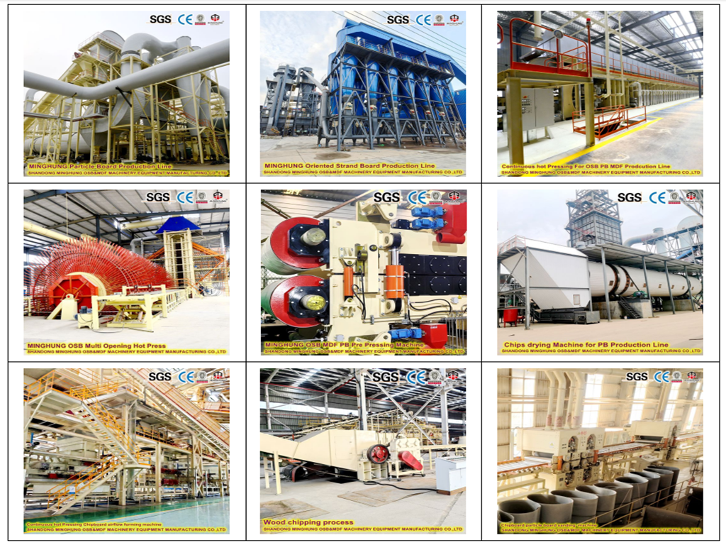 China Chinkboard MDF OSB Production Line