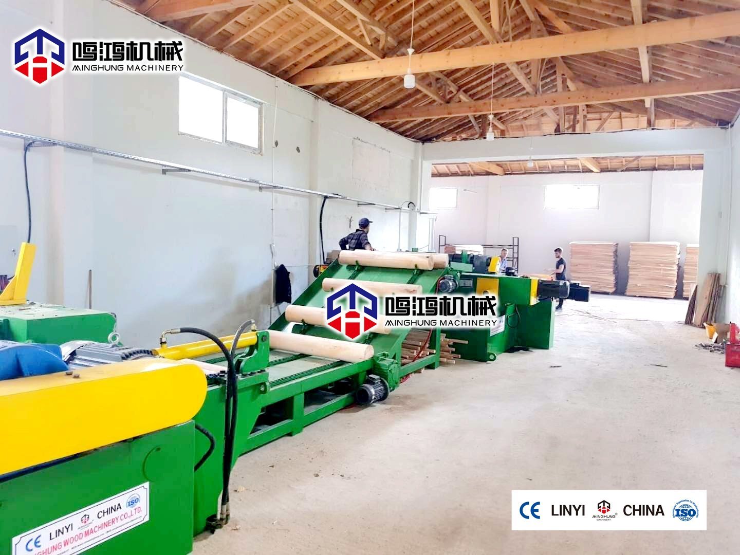 Деревообрабатывающее оборудование Машина для лущения шпона