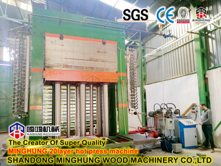 Гидравлический пресс меламиновой фанеры горячего прессования машины