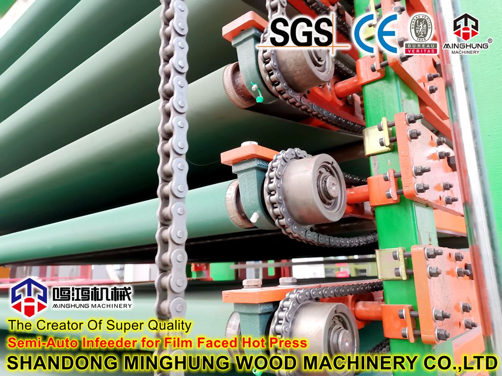 Полуавтоматический податчик для горячего прессования