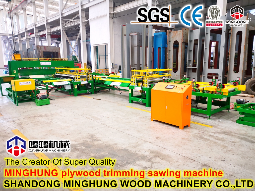 Линия для распиловки фанеры