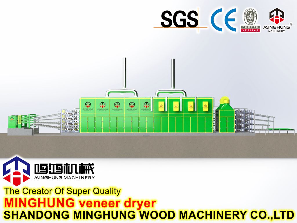 линия сушки шпона