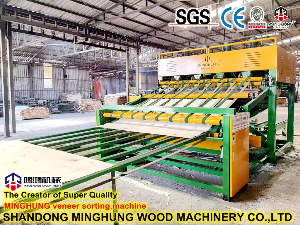 Сортировочная машина шпона