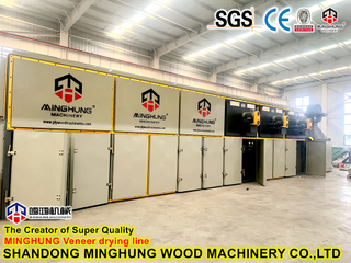 Тихая и малошумная сушилка для шпона