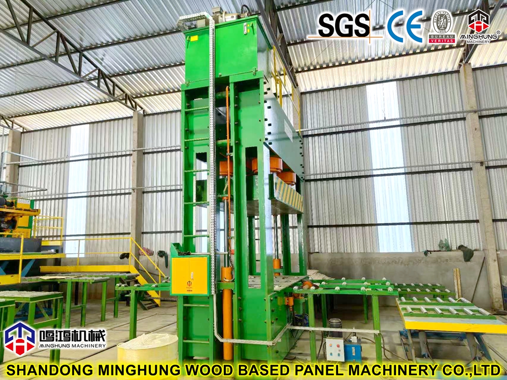 MINGHUNG Сильная фанерная холодная пресса в Бразилии